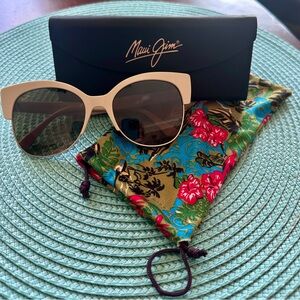 Maui Jim Cream Sunglasses